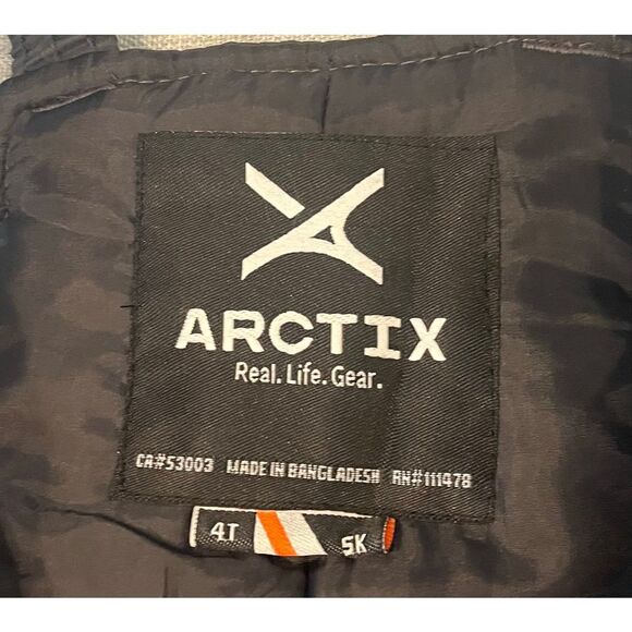 Arctix Kids Insulated Snow Bib Overalls -4T - Picture 4 of 4